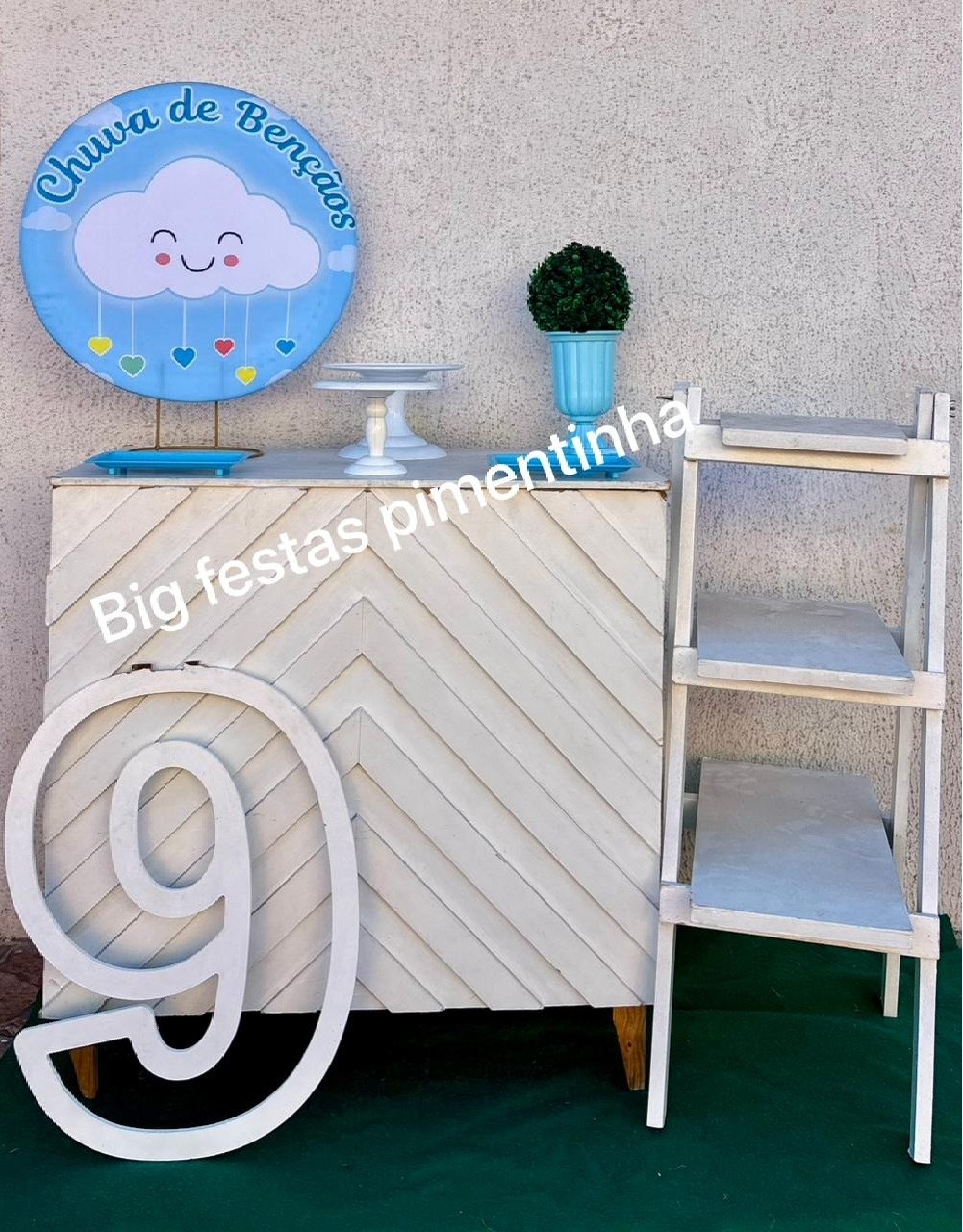 Kit Acessórios Chuva de Bençãos - big festas pimentinha