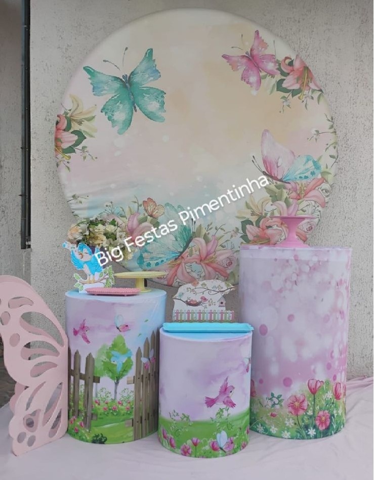 Kit Prata Jardin Encantado - big festas pimentinha