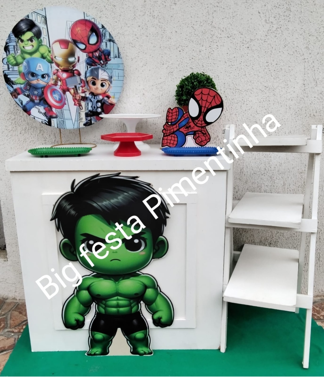 Kit Acessório Vingadores Baby 2 - big festas pimentinha