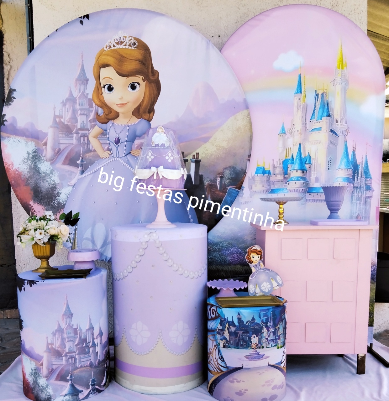 Kit Diamante Princesa Shofia - big festas pimentinha