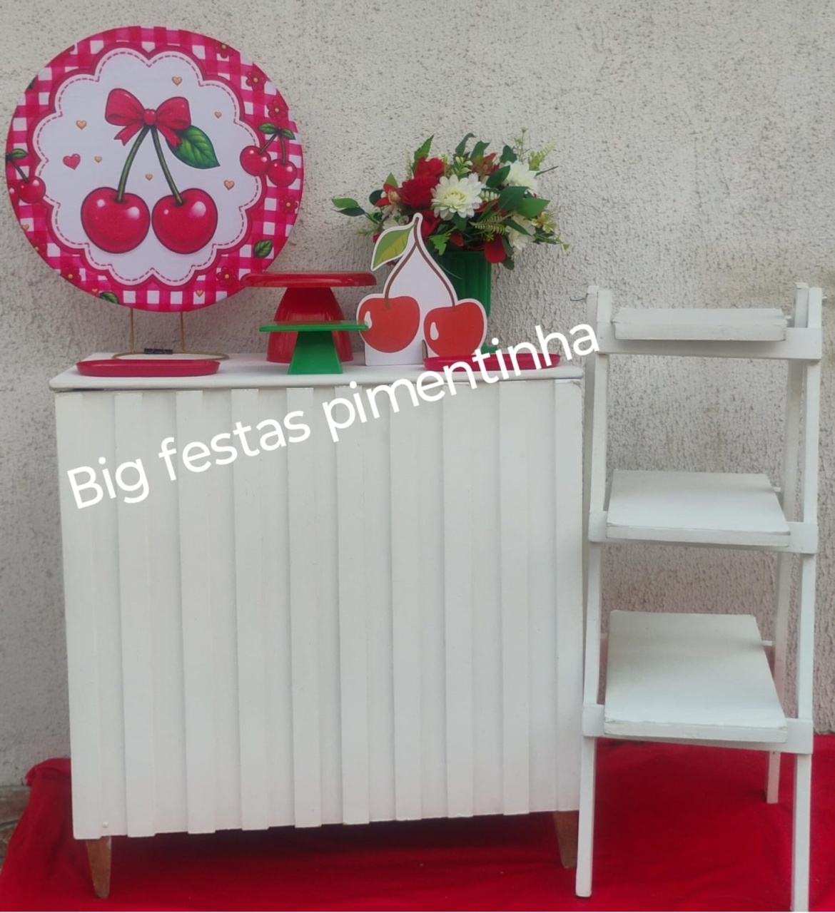 Kit Acessórios Cerejinha 3 - big festas pimentinha