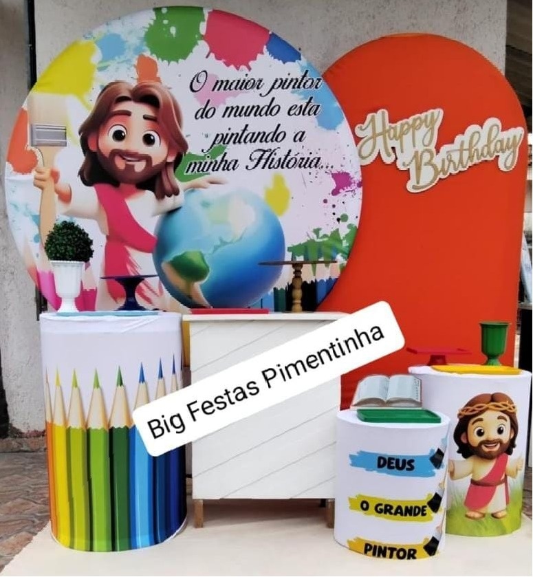 Kit Diamante O Maior Pintor Do Mundo - big festas pimentinha