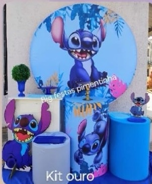 Kit Ouro Stitch 4 - big festas pimentinha