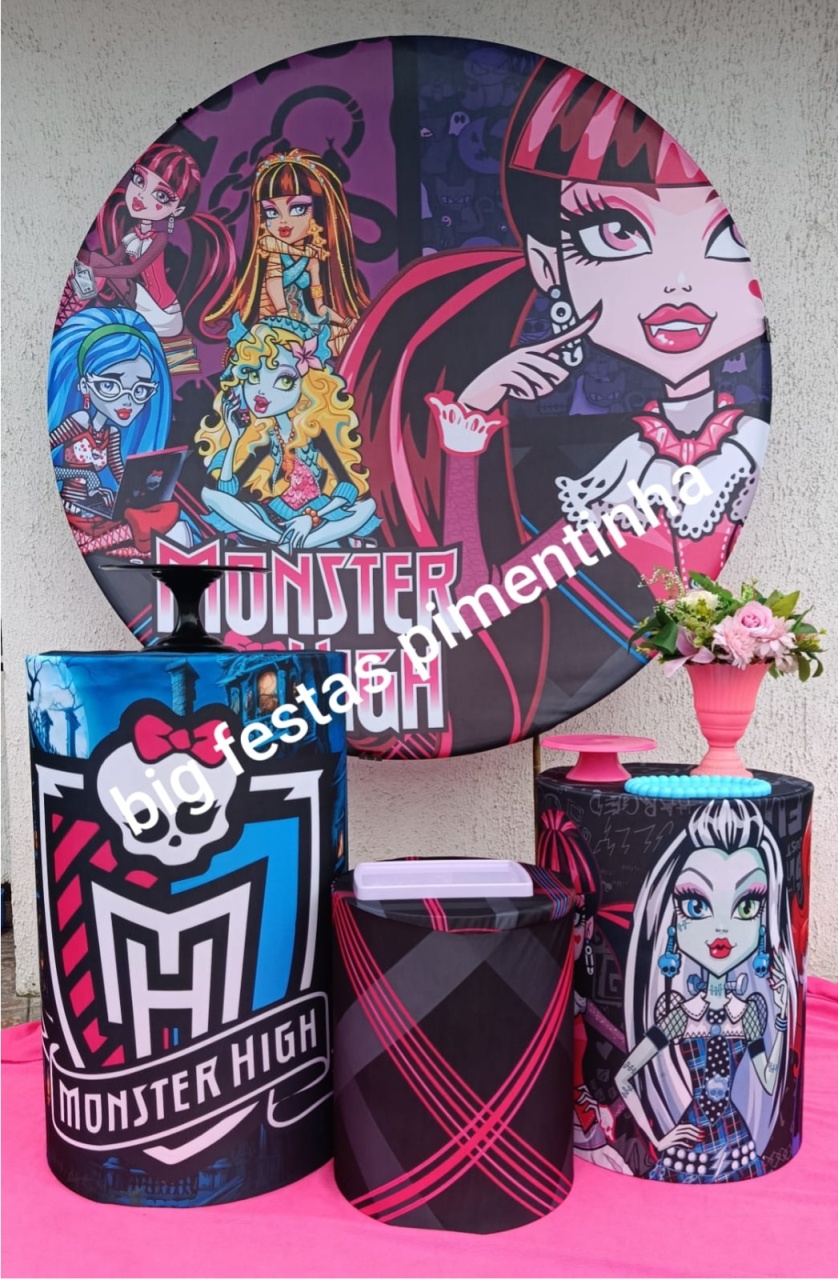Kit Prata Monster High - big festas pimentinha
