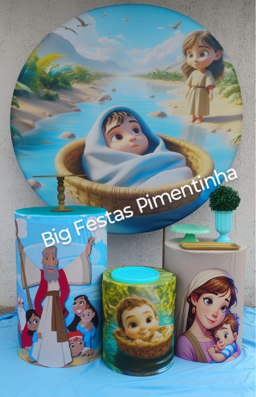 Kit Prata Moises - big festas pimentinha