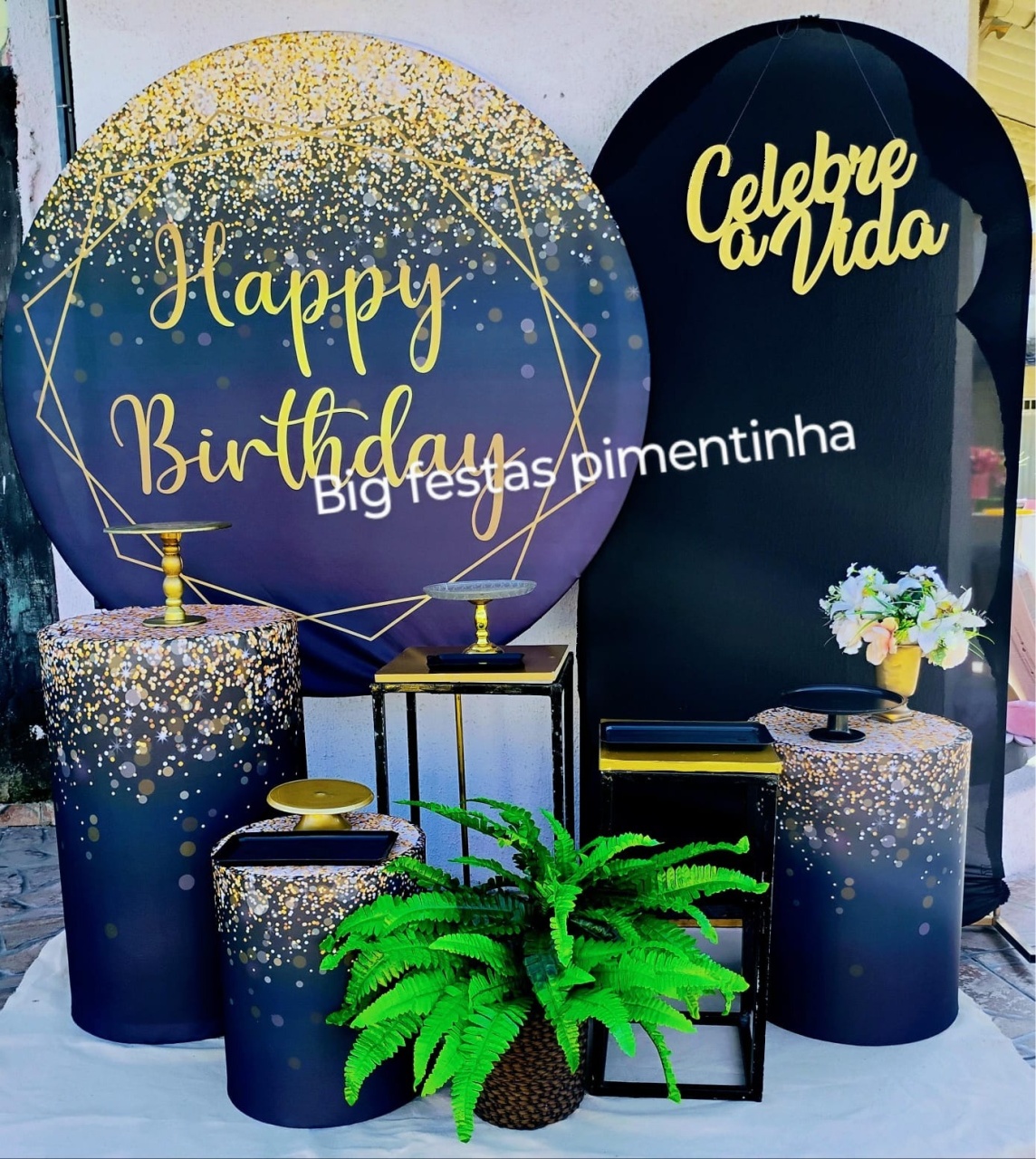 Kit Diamante Happy Birthday - big festas pimentinha