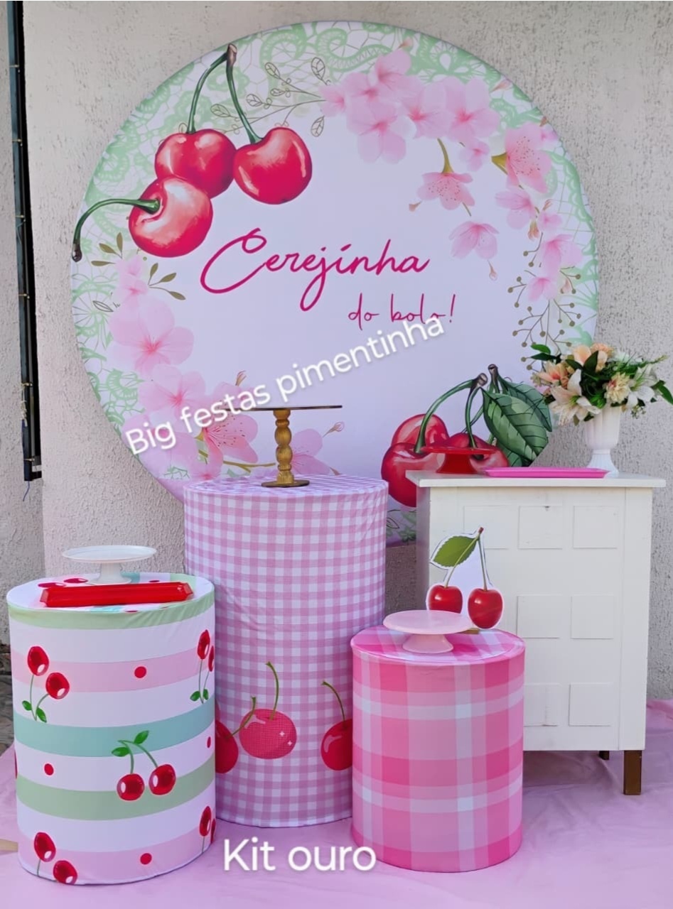 Kit Ouro Cerejinha - big festas pimentinha