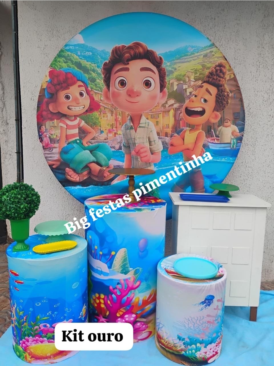 Kit Ouro Luca - big festas pimentinha