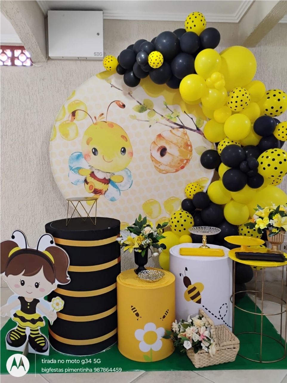 Decoração Abelha - big festas pimentinha