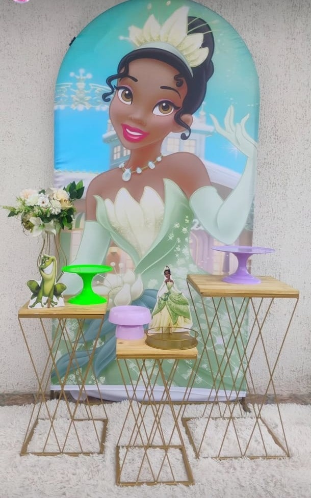 Kit Composição Mesas X Princesa E O Sapo  - big festas pimentinha