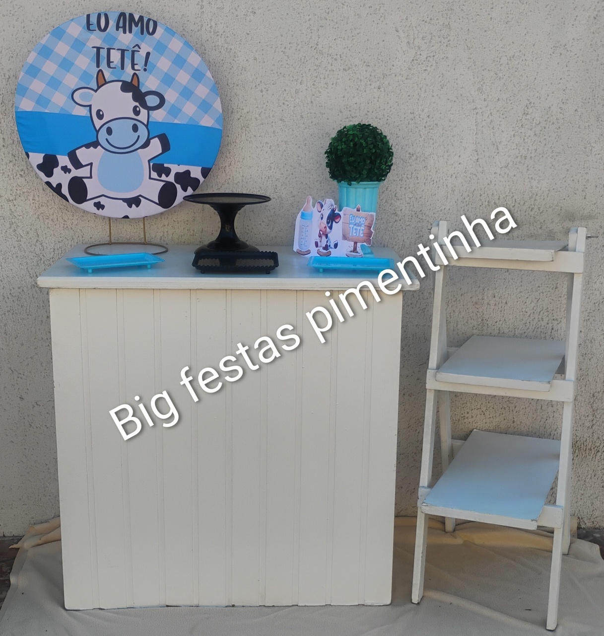 Kit Acessórios Vaquinha ( Tete) - big festas pimentinha