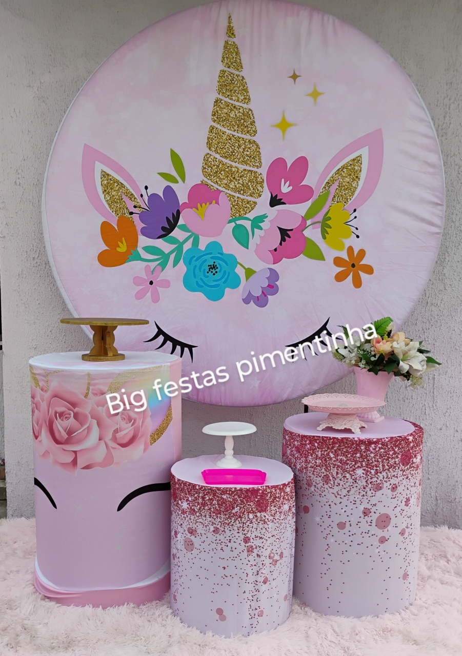 Kit Prata Unicórnio - big festas pimentinha