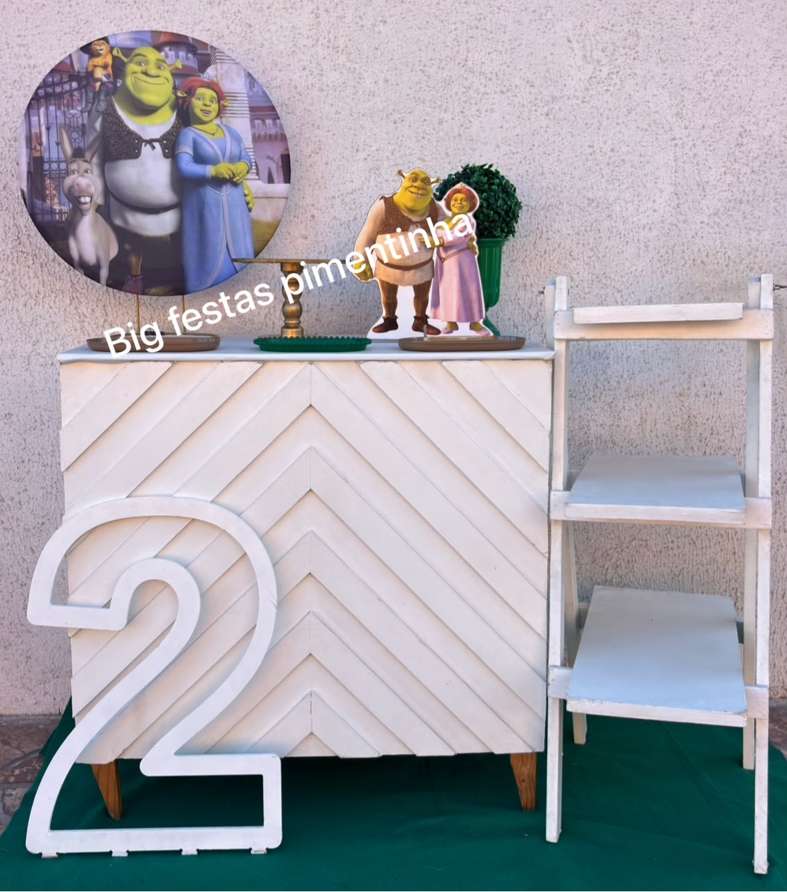 Kit Acessórios Shrek E Fiona - big festas pimentinha