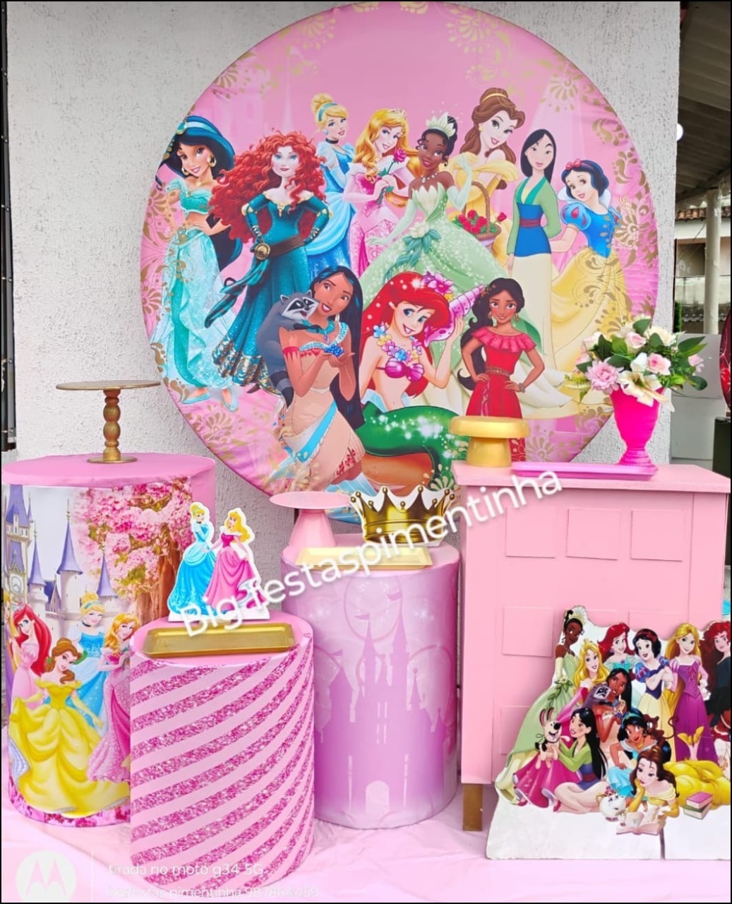 Kit Ouro Princesas - big festas pimentinha