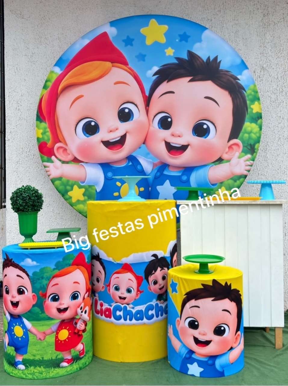 Kit Ouro Lia Cha Cha - big festas pimentinha