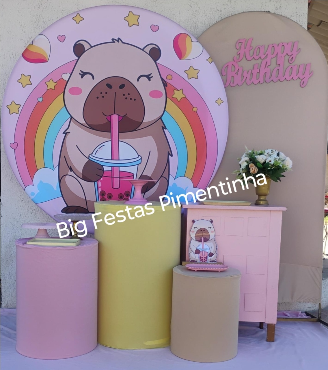 Kit  Diamante Capivara  - big festas pimentinha