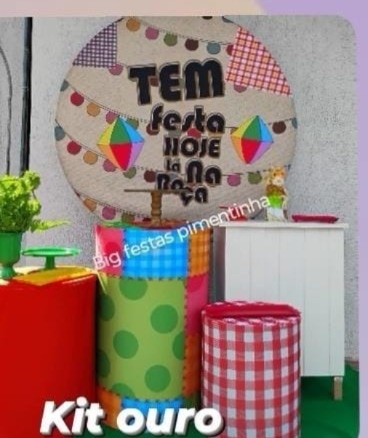 Kit Ouro Arraia Festa Na Roça - big festas pimentinha
