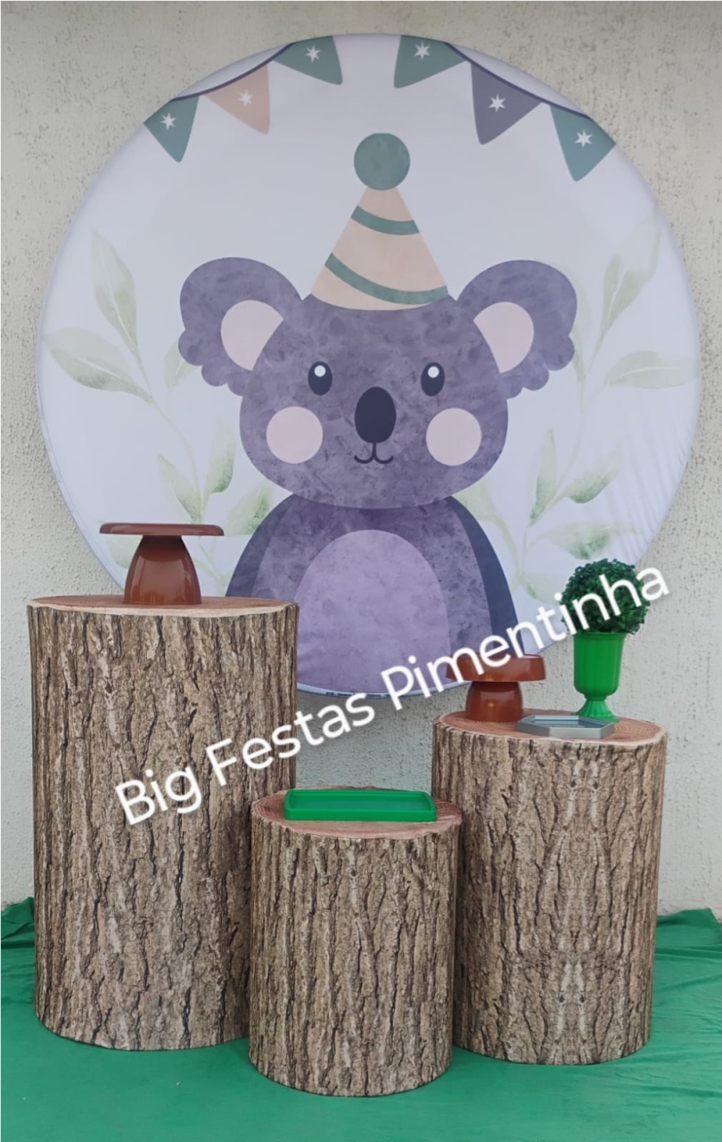 Kit Prata Coala - big festas pimentinha