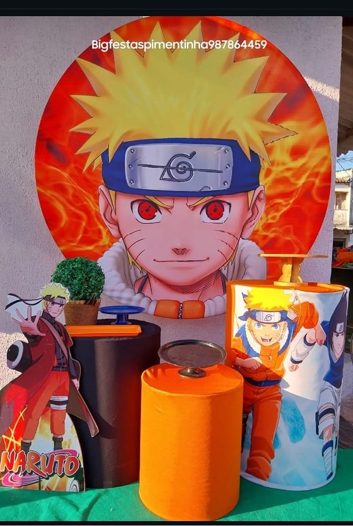 Kit Prata Naruto - big festas pimentinha