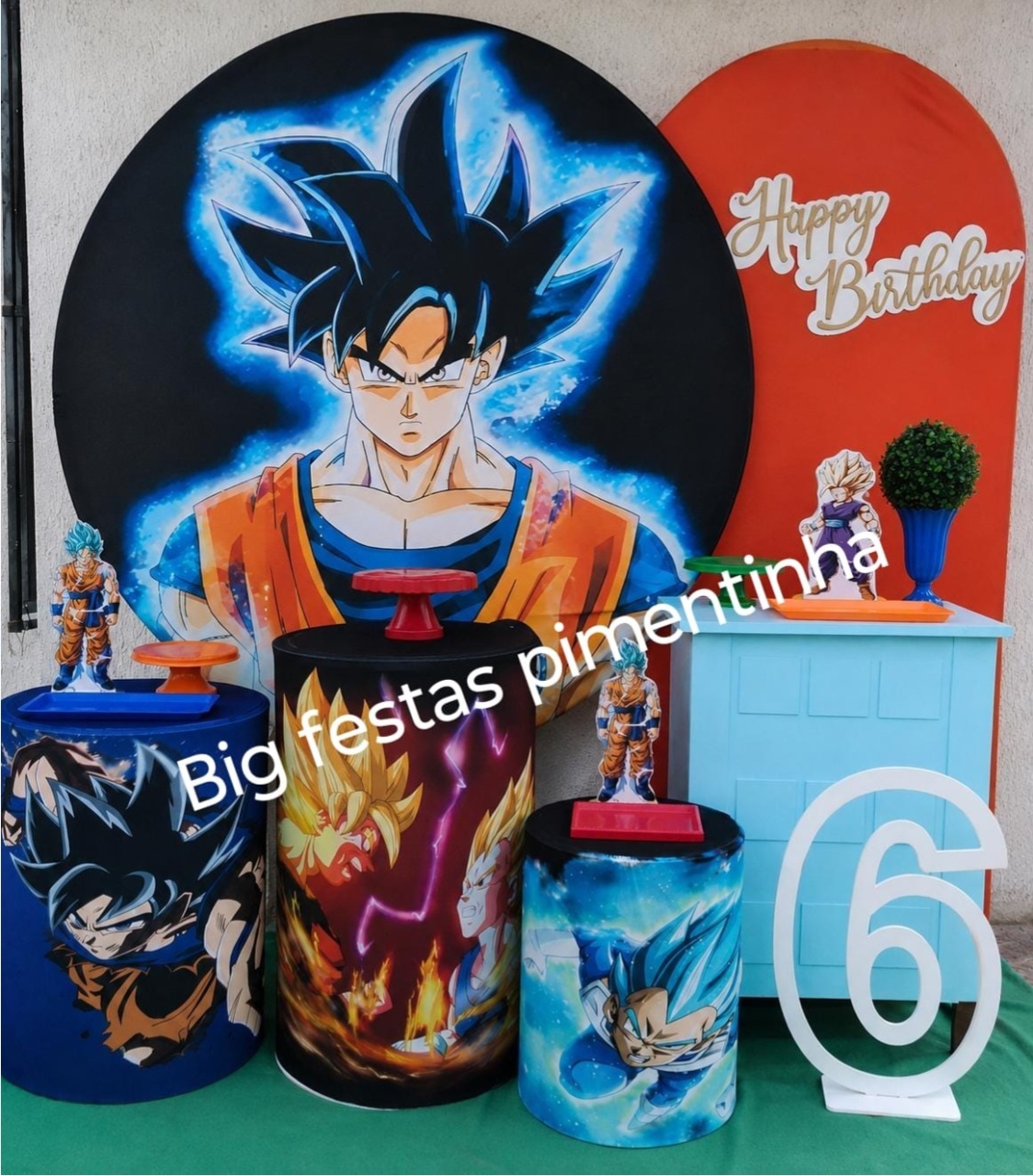 Kit Diamante Dragon Ball Z 3 - big festas pimentinha