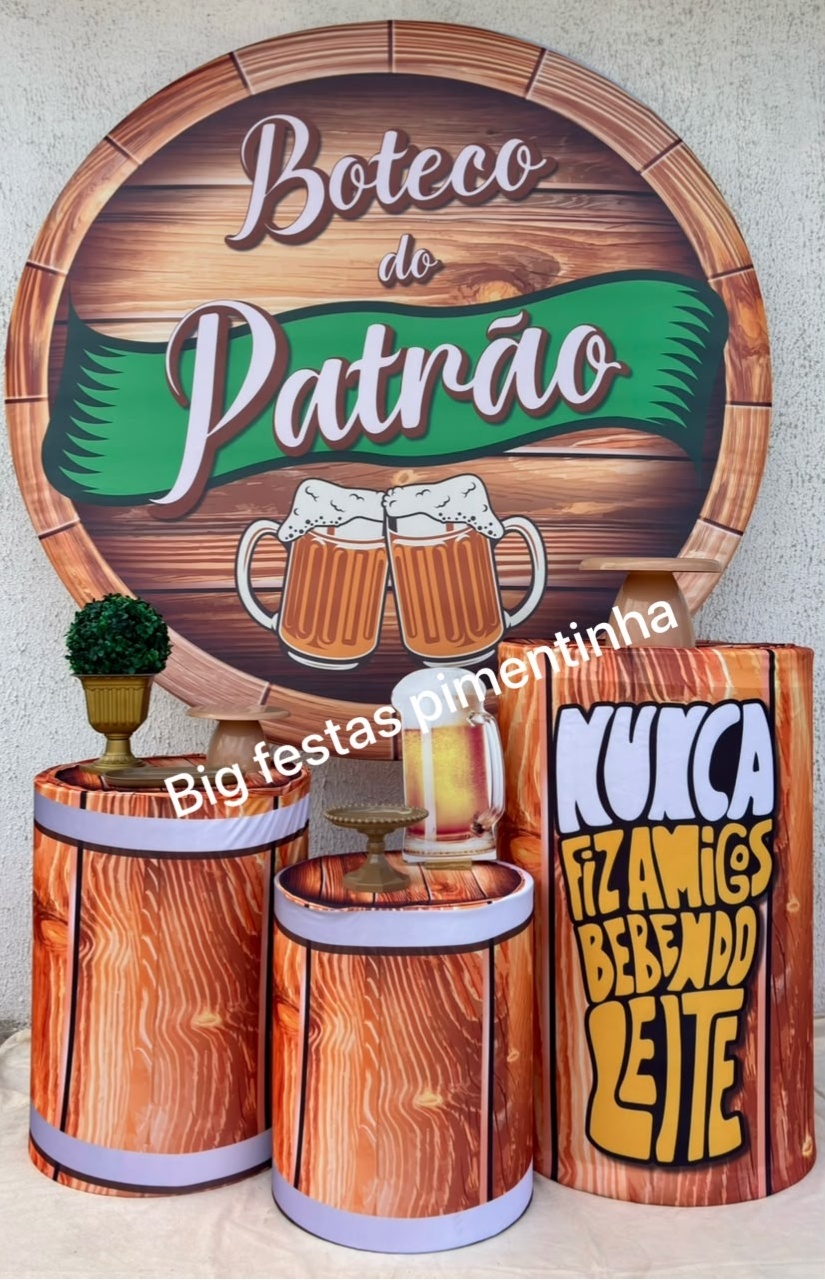 Kit Prata Boteco 1 - big festas pimentinha