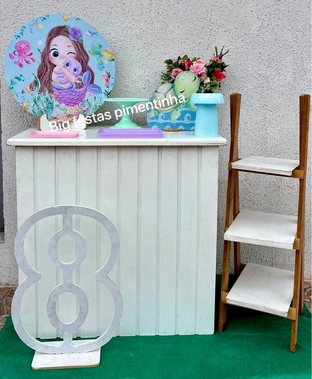 Kit Acessórios Sereia Baby - big festas pimentinha