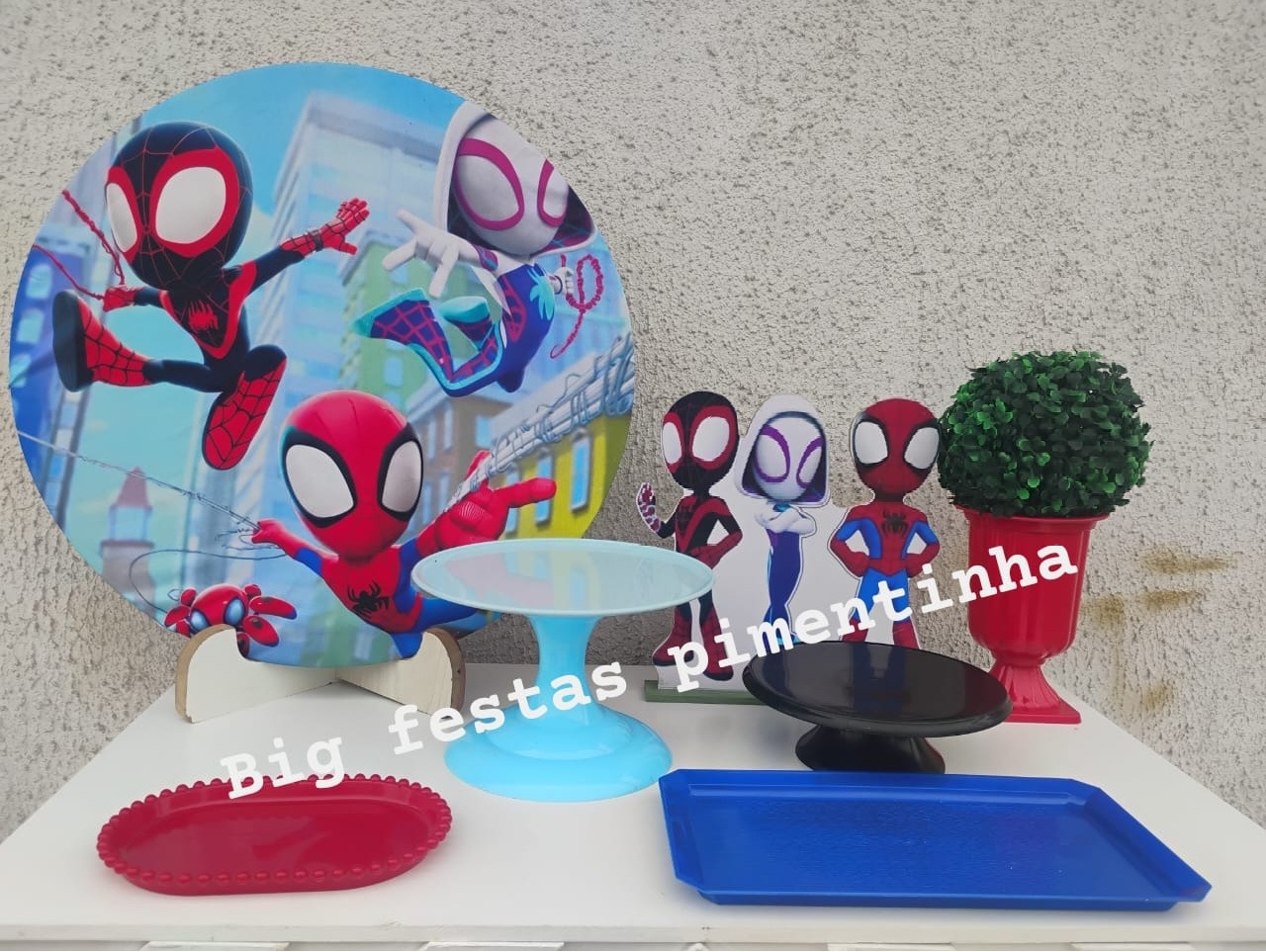 Kit Acessórios Spider Man - big festas pimentinha