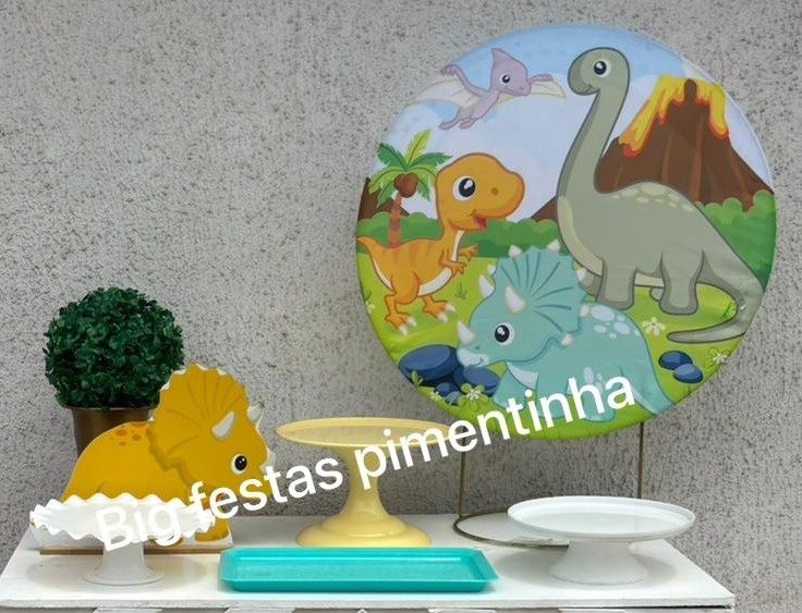 Kit Acessórios Dino Baby - big festas pimentinha