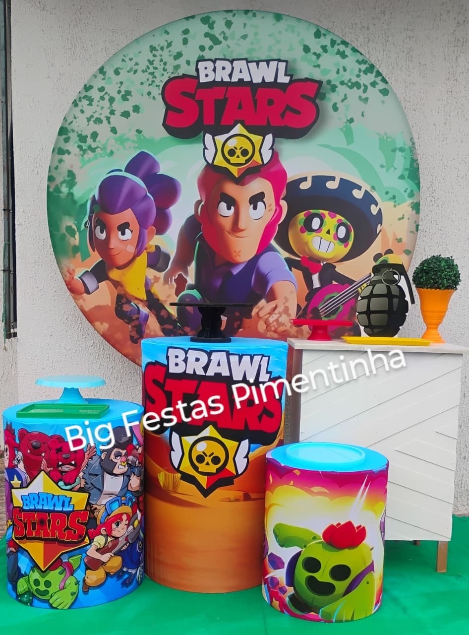 Kit Ouro Brawl Stars - big festas pimentinha