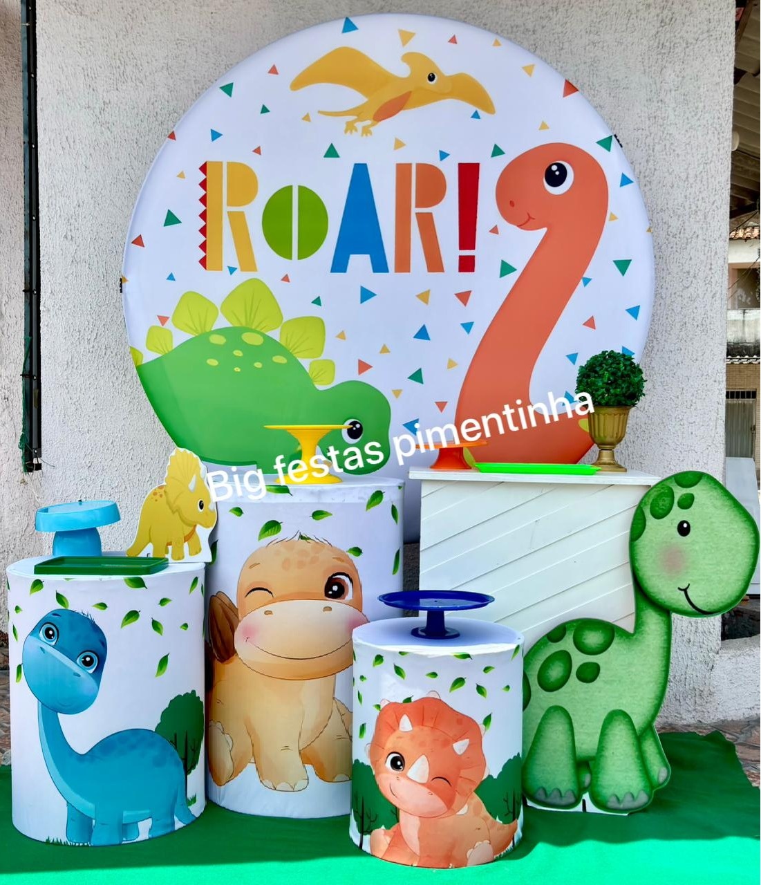 Kit Ouro Dino Baby 1 - big festas pimentinha