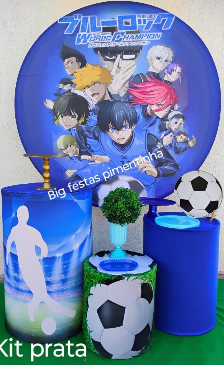 Kit Prata Futebol Coreano - big festas pimentinha