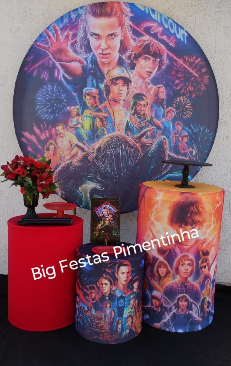 Kit Prata Stranger 2 - big festas pimentinha