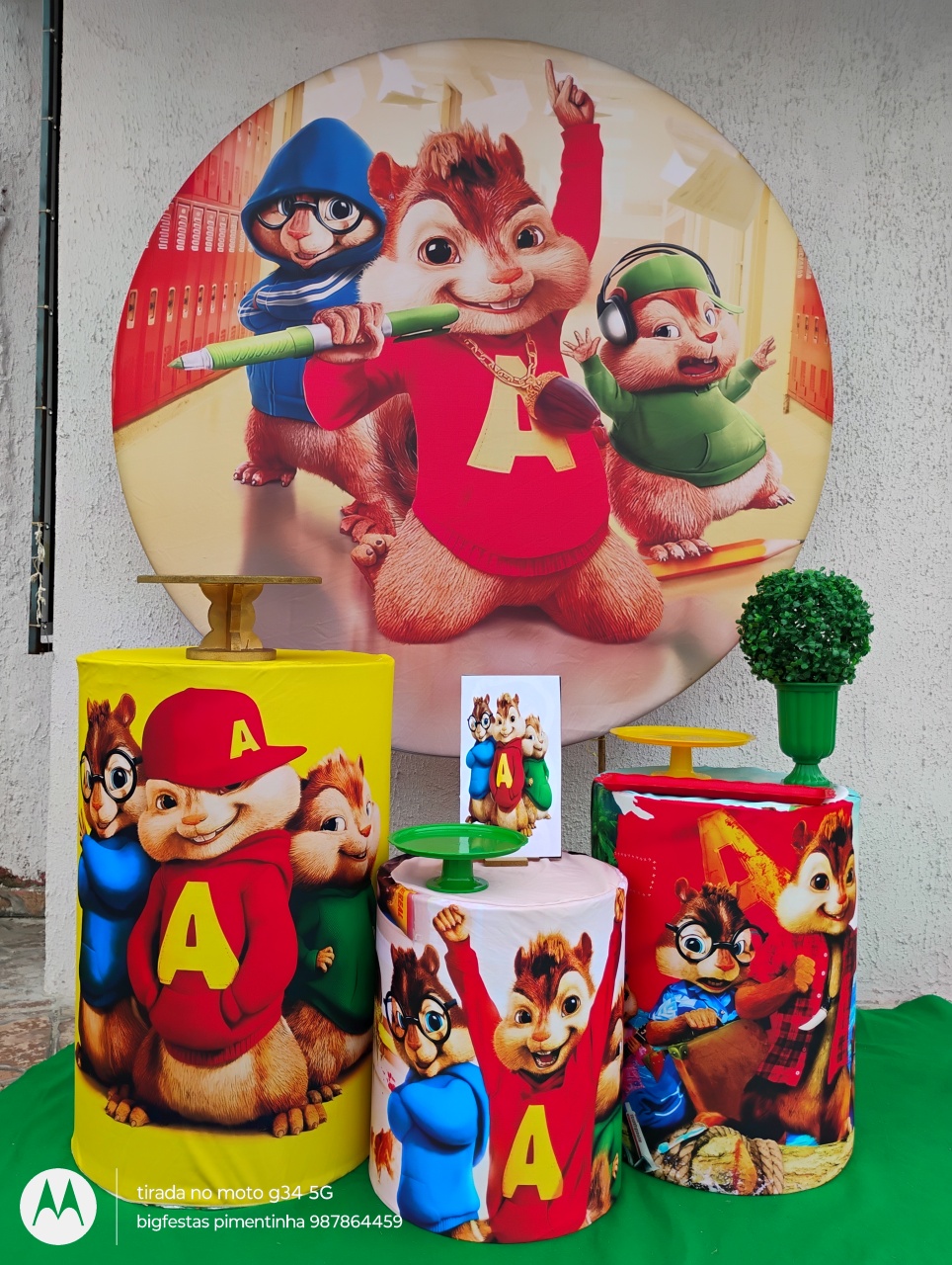 Kit Prata Esquilo - big festas pimentinha