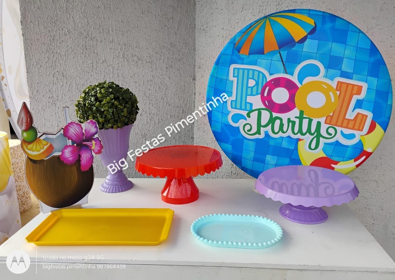 Kit Acessórios Pool Party - big festas pimentinha