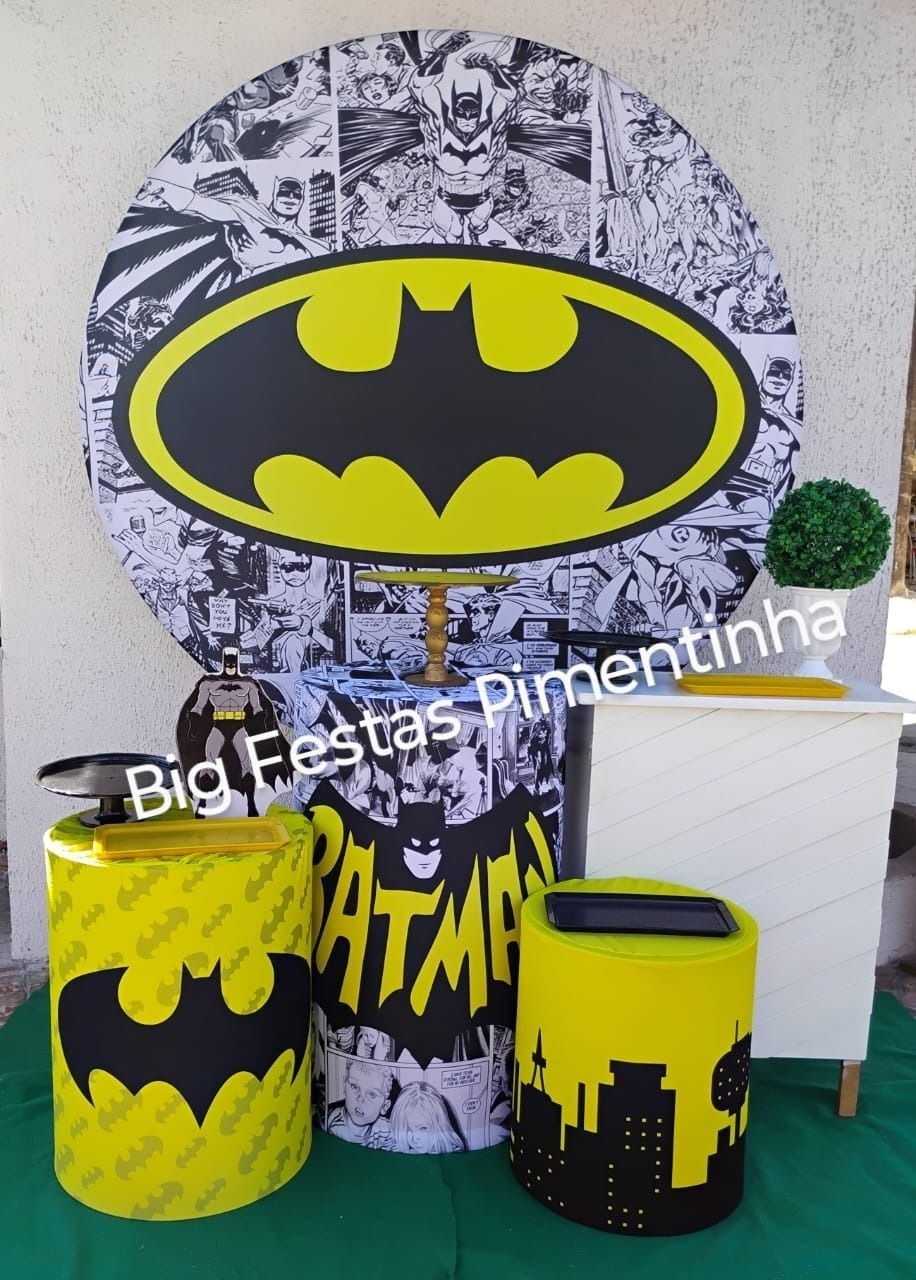 Kit Ouro Batman - big festas pimentinha