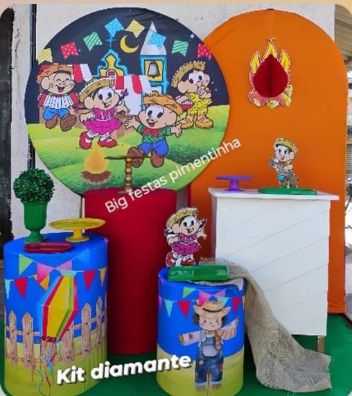 Kit Diamante Turma da Monica 1 - big festas pimentinha