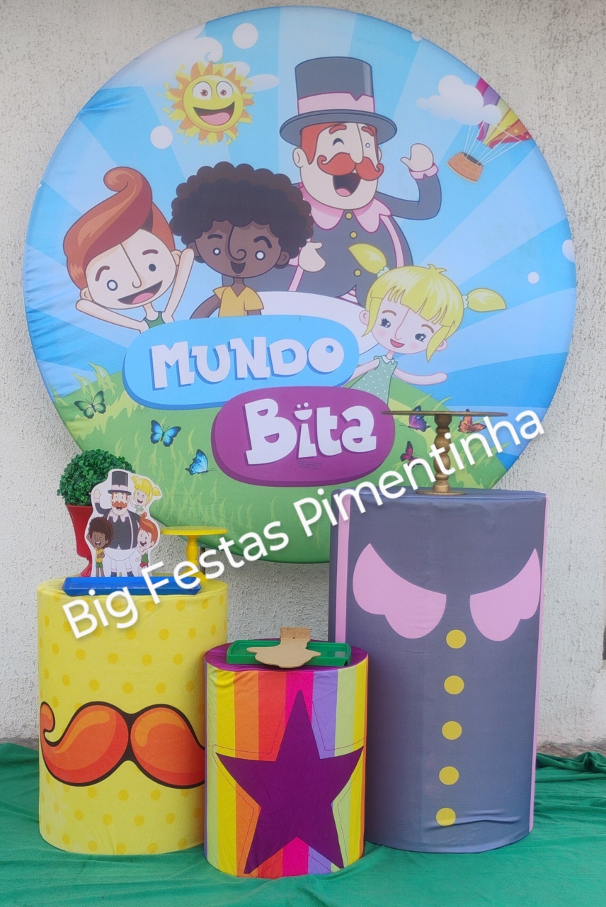 Kit Prata Mundo Bita 2 - big festas pimentinha