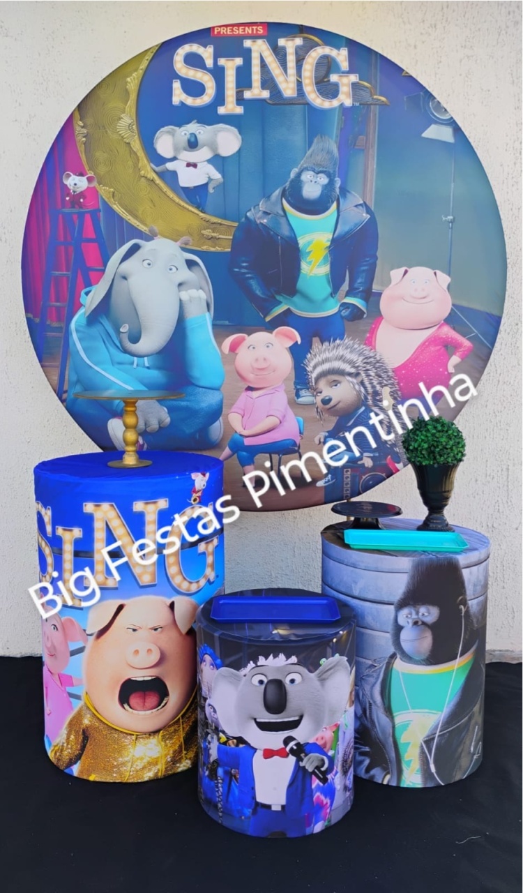 Kit Prata Sing - big festas pimentinha
