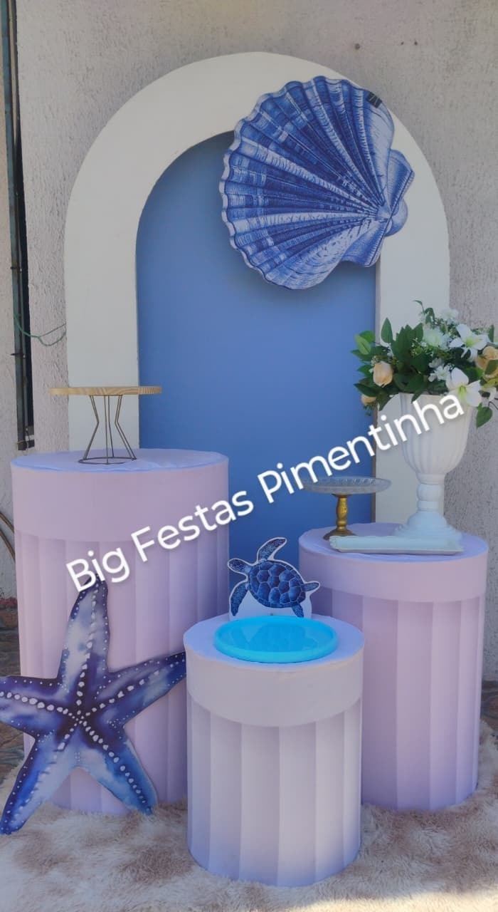 Kit Composição Fundo Do Mar Europeu - big festas pimentinha