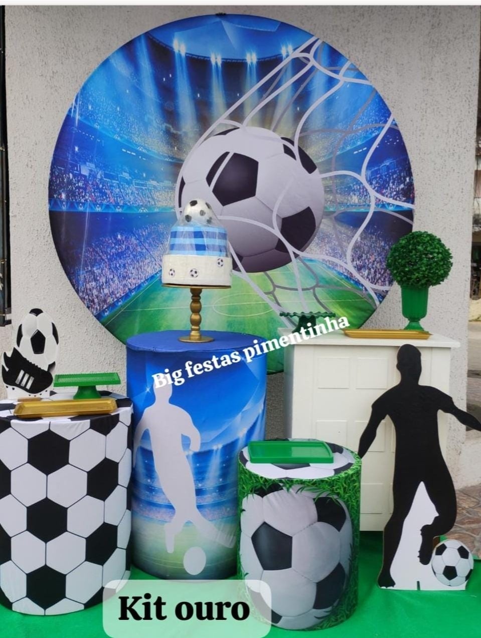Kit Ouro Futebol  - big festas pimentinha