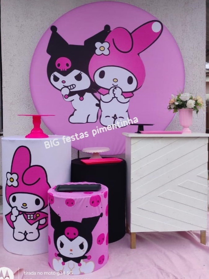Kit Ouro Hello Kid Komani  - big festas pimentinha