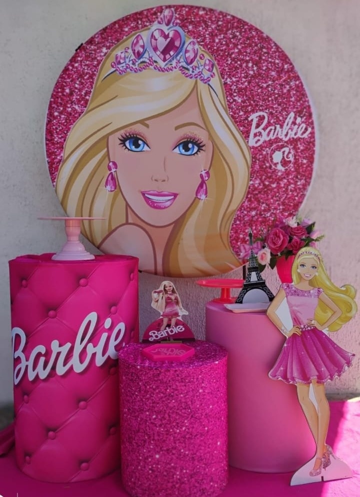 Kit Prata Barbie - big festas pimentinha