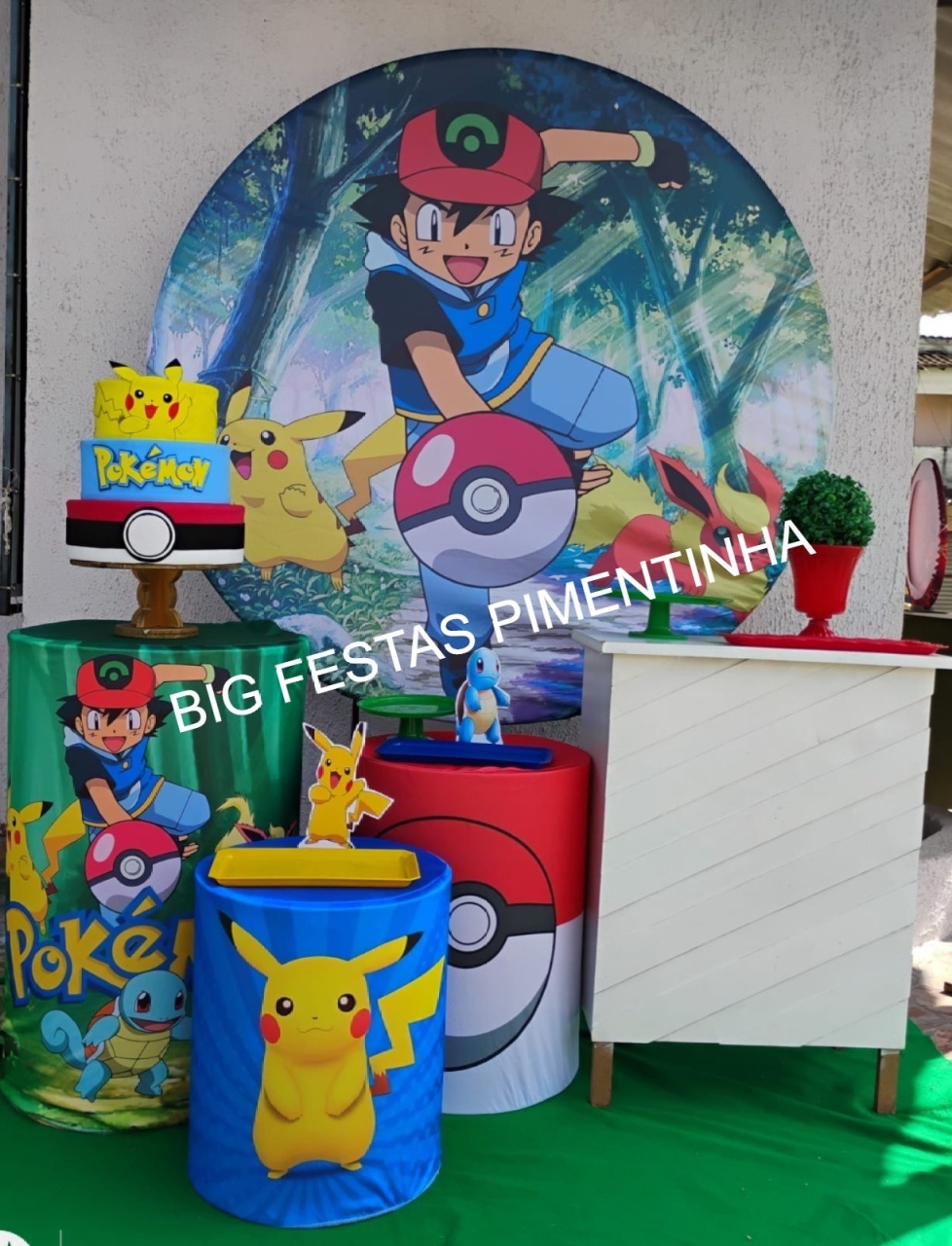 Kit Ouro Pokemon - big festas pimentinha