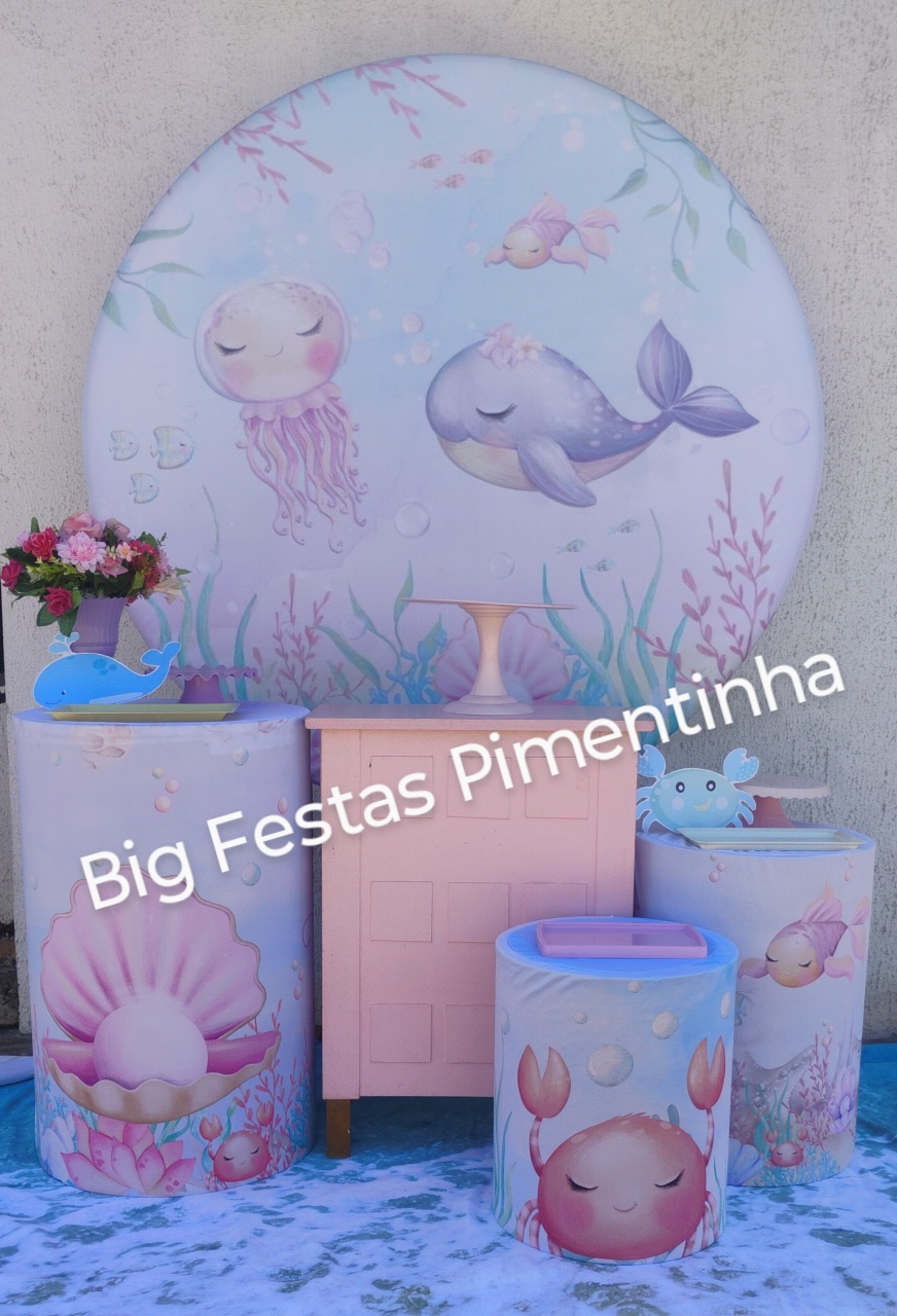 Fundo Do Mar Candy Kit Ouro - big festas pimentinha