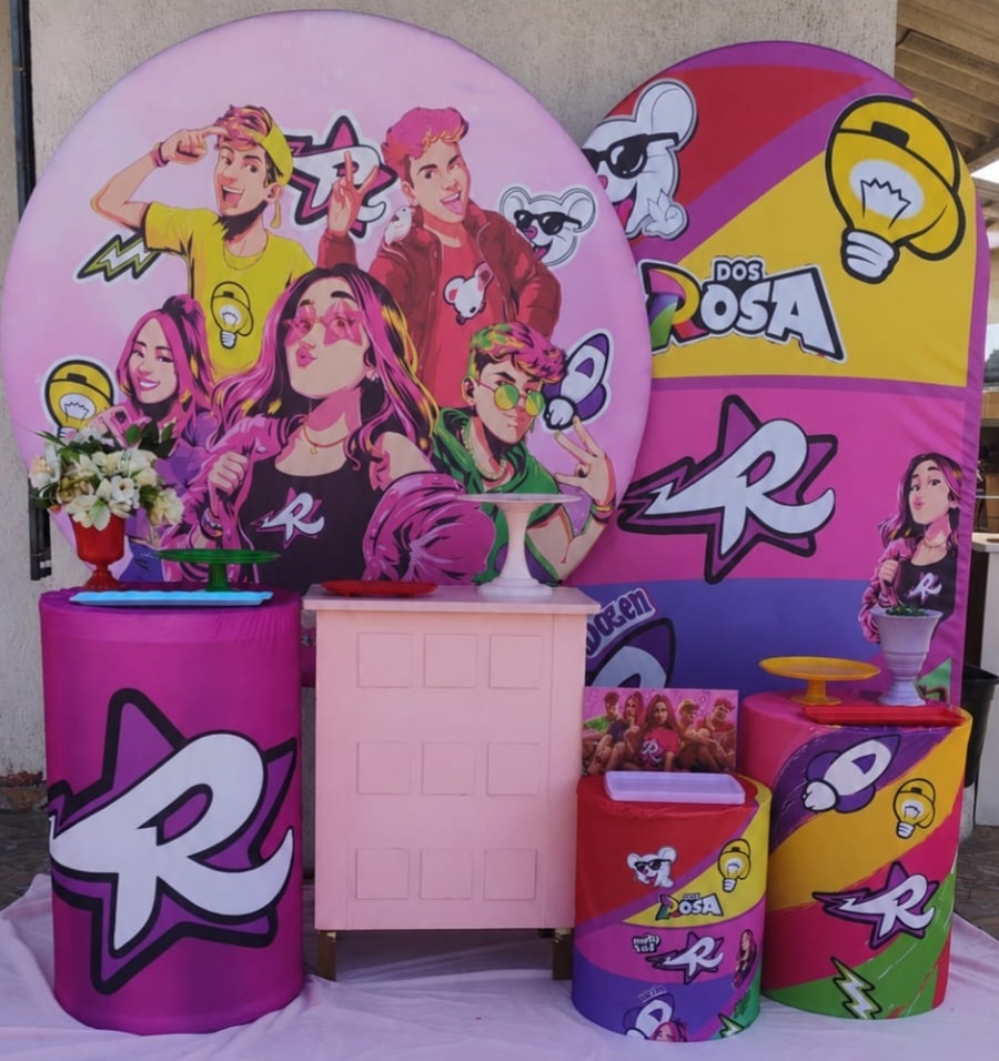 Kit Diamante Os Rosas - big festas pimentinha