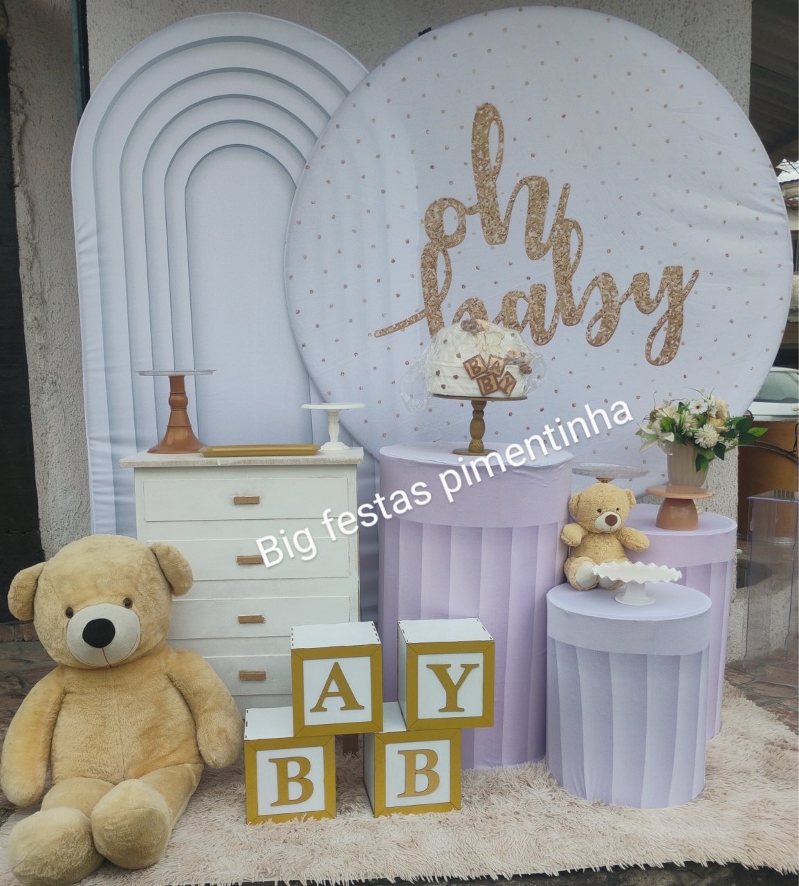 Kit Diamante Chá de Bebê - big festas pimentinha