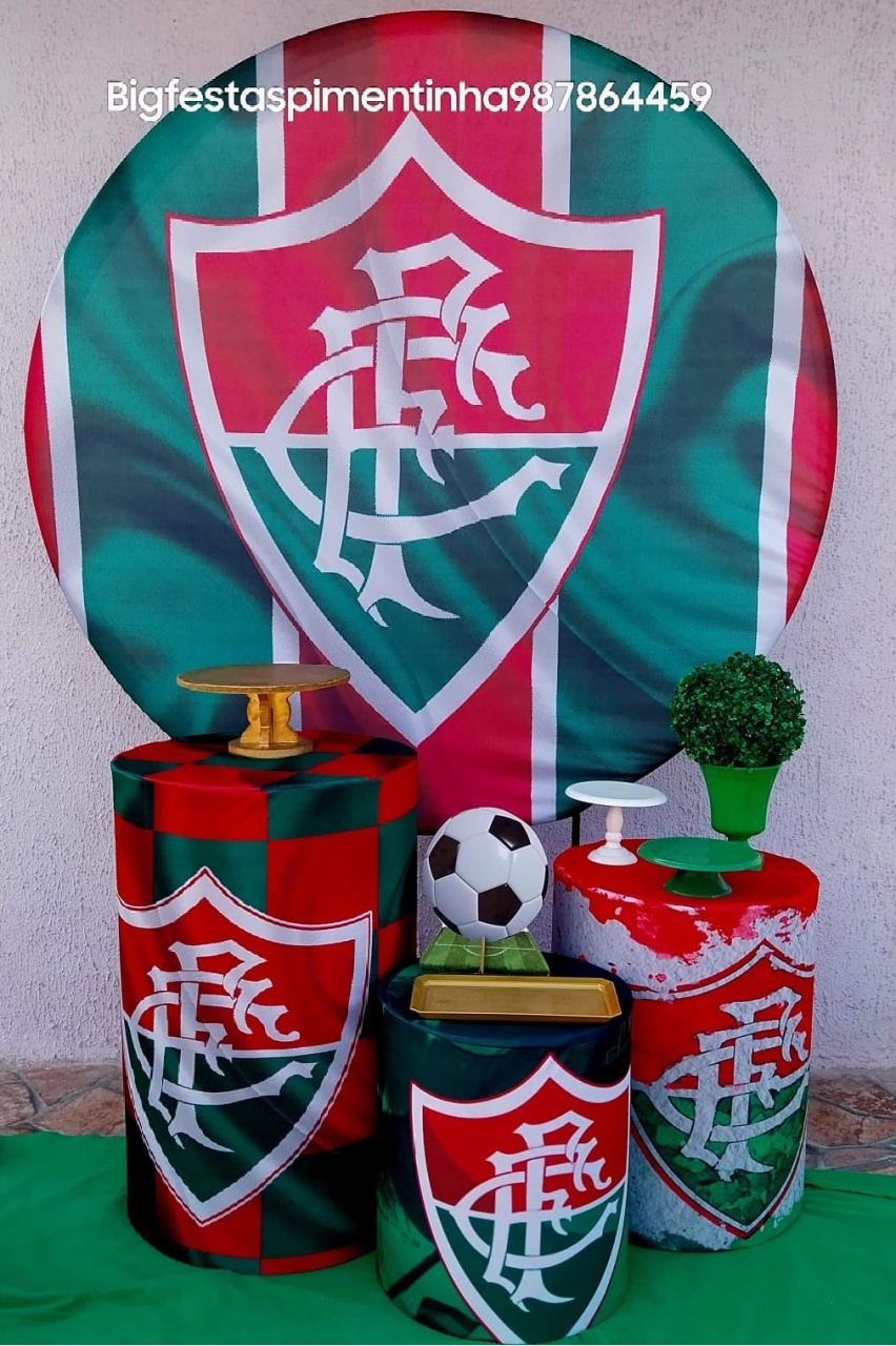 Kit Prata Fluminense  - big festas pimentinha