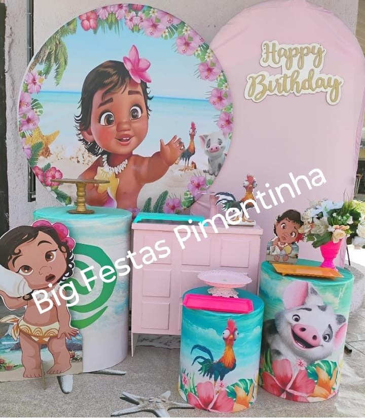 Kit Diamante Moana Baby 2 - big festas pimentinha