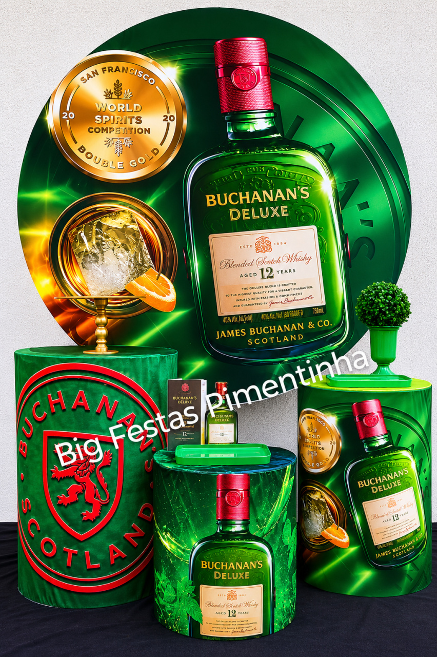 Kit Prata Buchanan's - big festas pimentinha