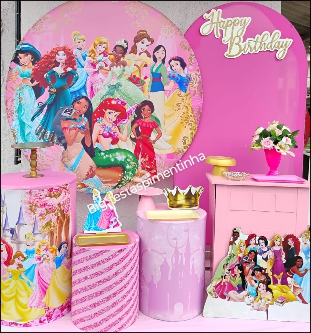 Kit Diamante Princesas - big festas pimentinha